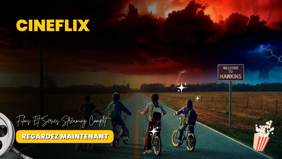 Banner do Cineflix com atmosfera futurista